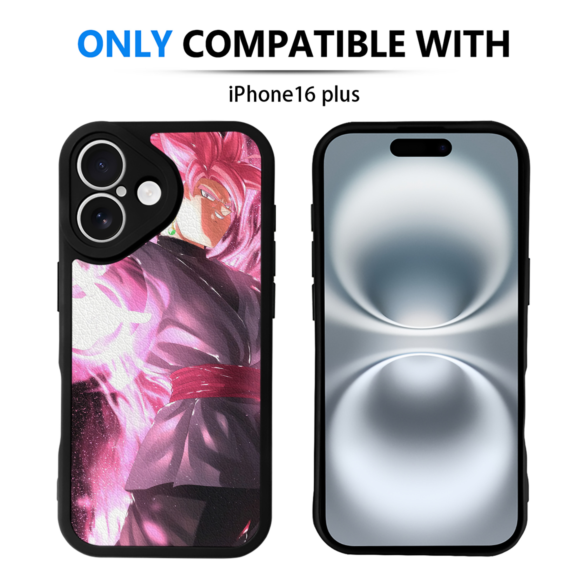 （画像用） ドラゴンボール DRAGON BALL 【iPhone 16シリーズ対応】シリコンスマホケース（レザー調） 材質：シリコン